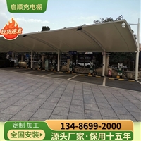 温州文成小区电动车充电棚设计方案与制作