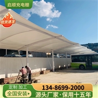 鹿城彩钢瓦车棚图片安装价格与