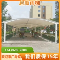 深圳膜结构通道雨棚设计，门头雨篷案例参考