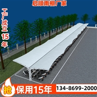 宜昌膜结构通道雨棚价格，门头雨篷膜布更换多少钱