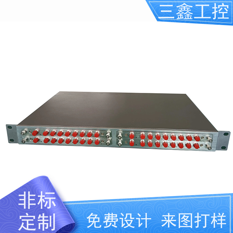 三鑫工控定制黑色1u 2u 3u 4u工控存储服务器机箱现 货 