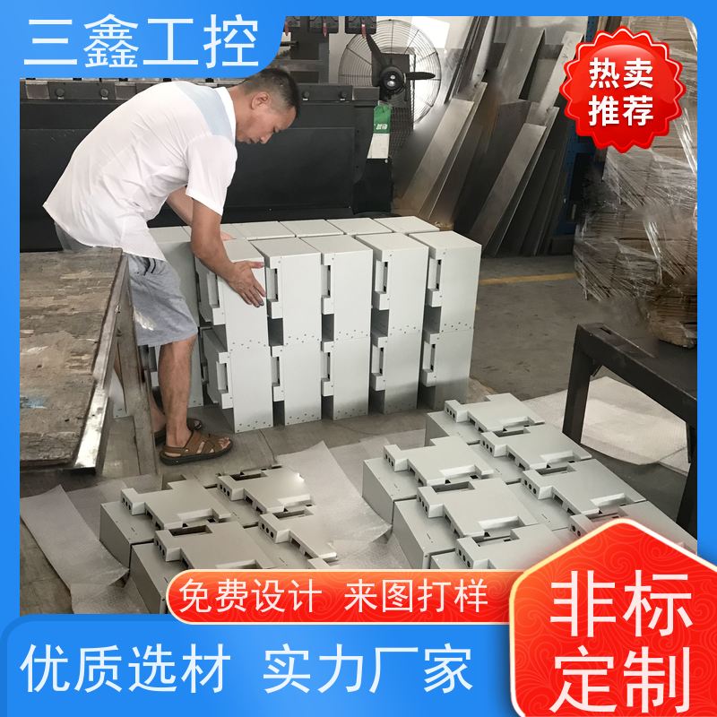 深 圳三鑫1U仪表仪器机箱 不锈钢机柜  表面阳极氧化 烤漆 