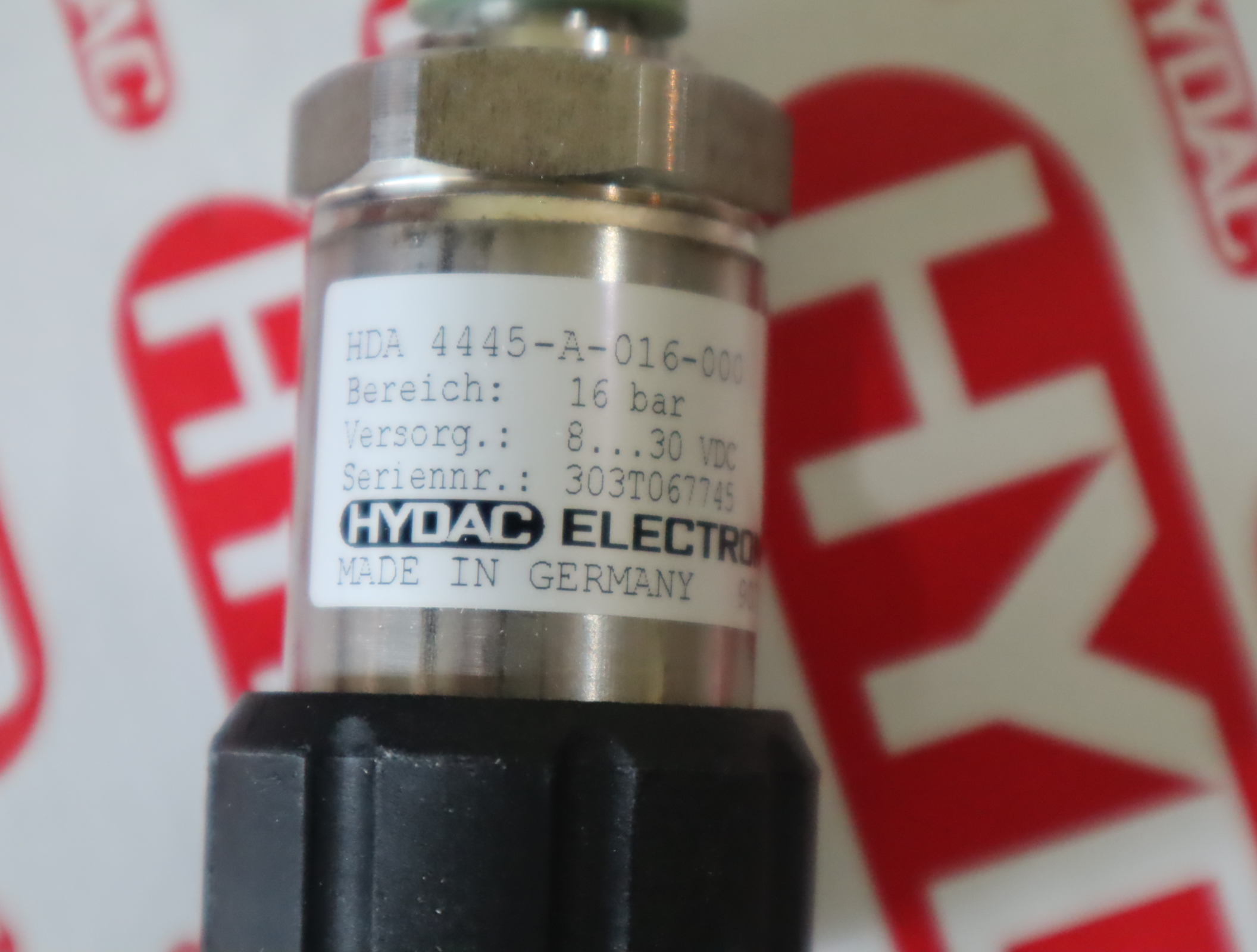 HDA4445-A-016-000 907171 贺德克HYDAC 压力温度传感器