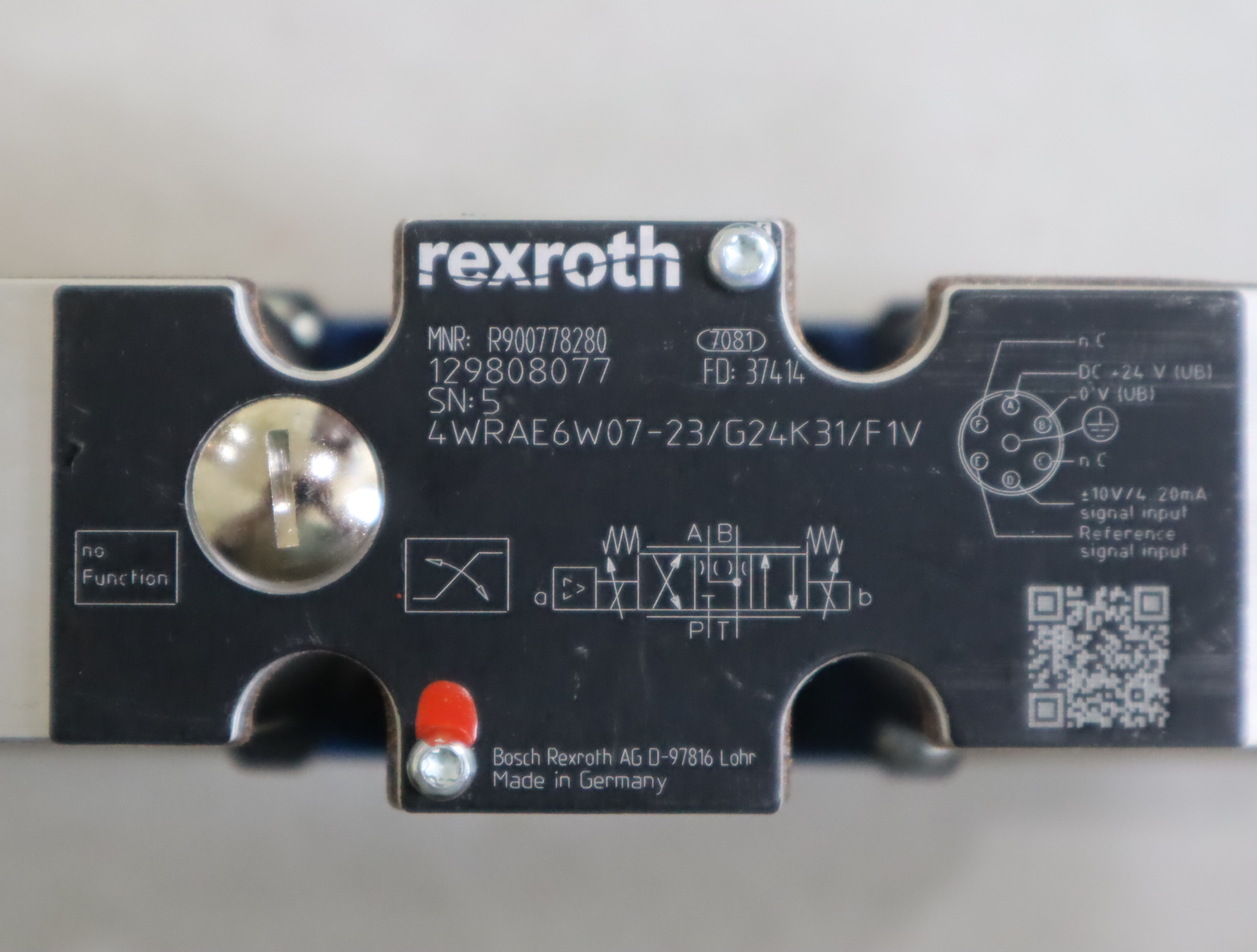 4WRAE6W07-23/G24K31/F1V R900778280 力士乐REXROTH阀