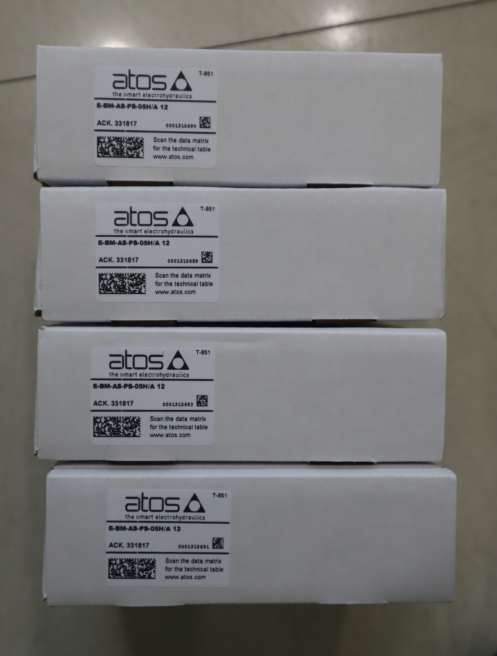 E-BM-AS-PS-05H/A 12 331817 意大利阿托斯ATOS比例阀放大器