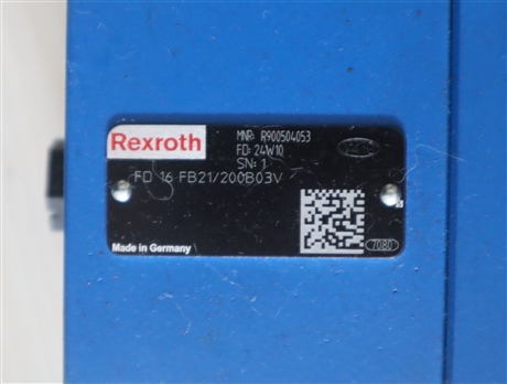 FD16FB2X/200B03V R900504053 FD16FB22/200B03V 力士乐REXROTH