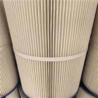 工业除尘滤筒 六耳快拆阻燃覆膜除尘滤芯325X600