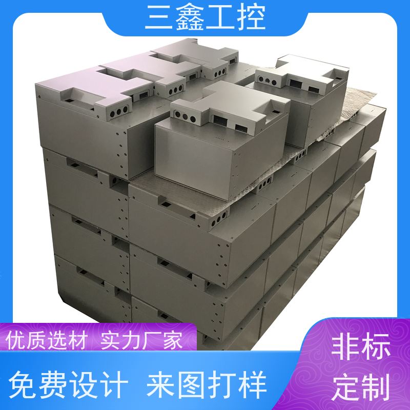 厂家供应2U工业铝机箱 机柜外壳 多硬盘位 TY-4UX喷塑工艺