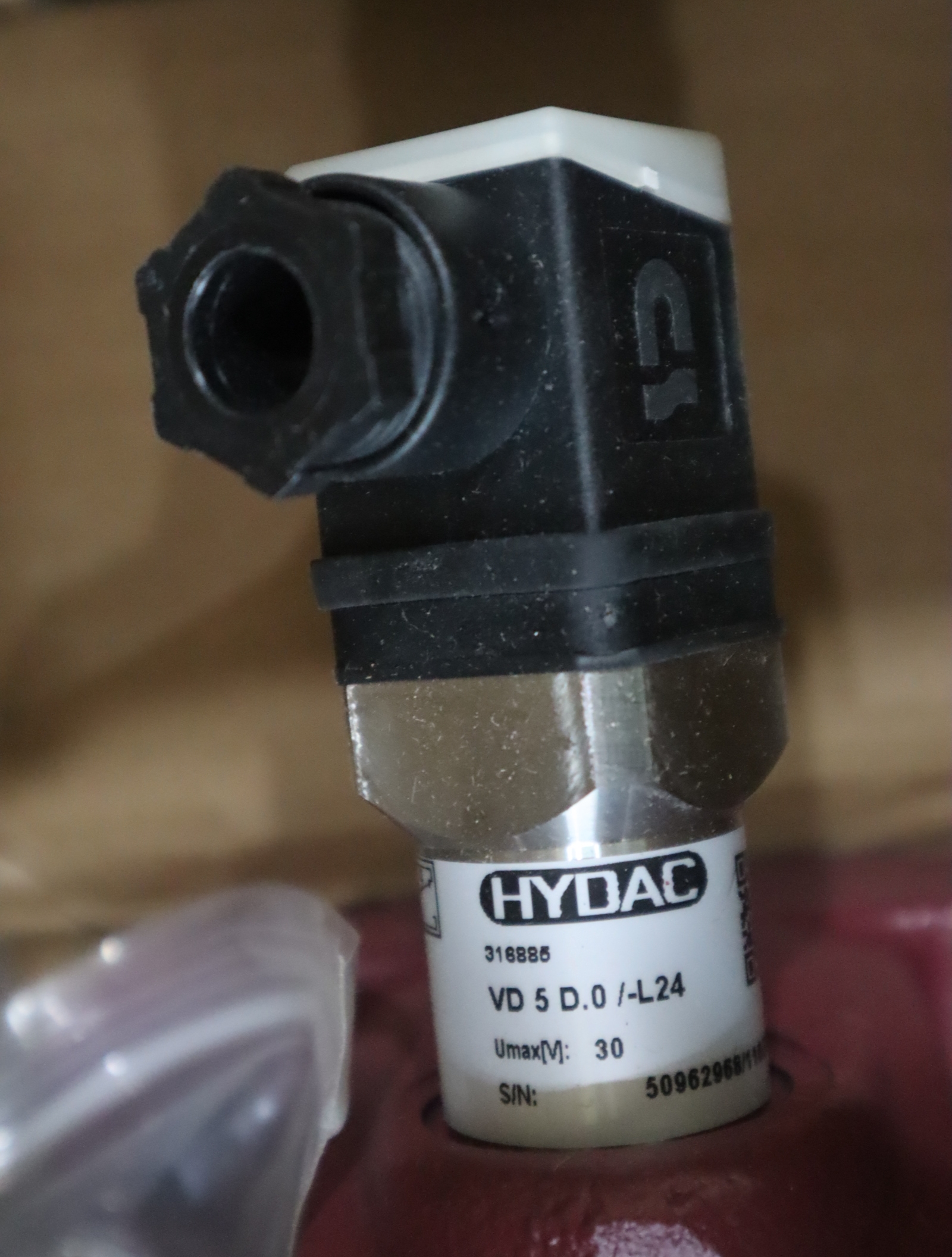 VD5D.0/-L24 316885 德国贺德克HYDAC压力温度传感器