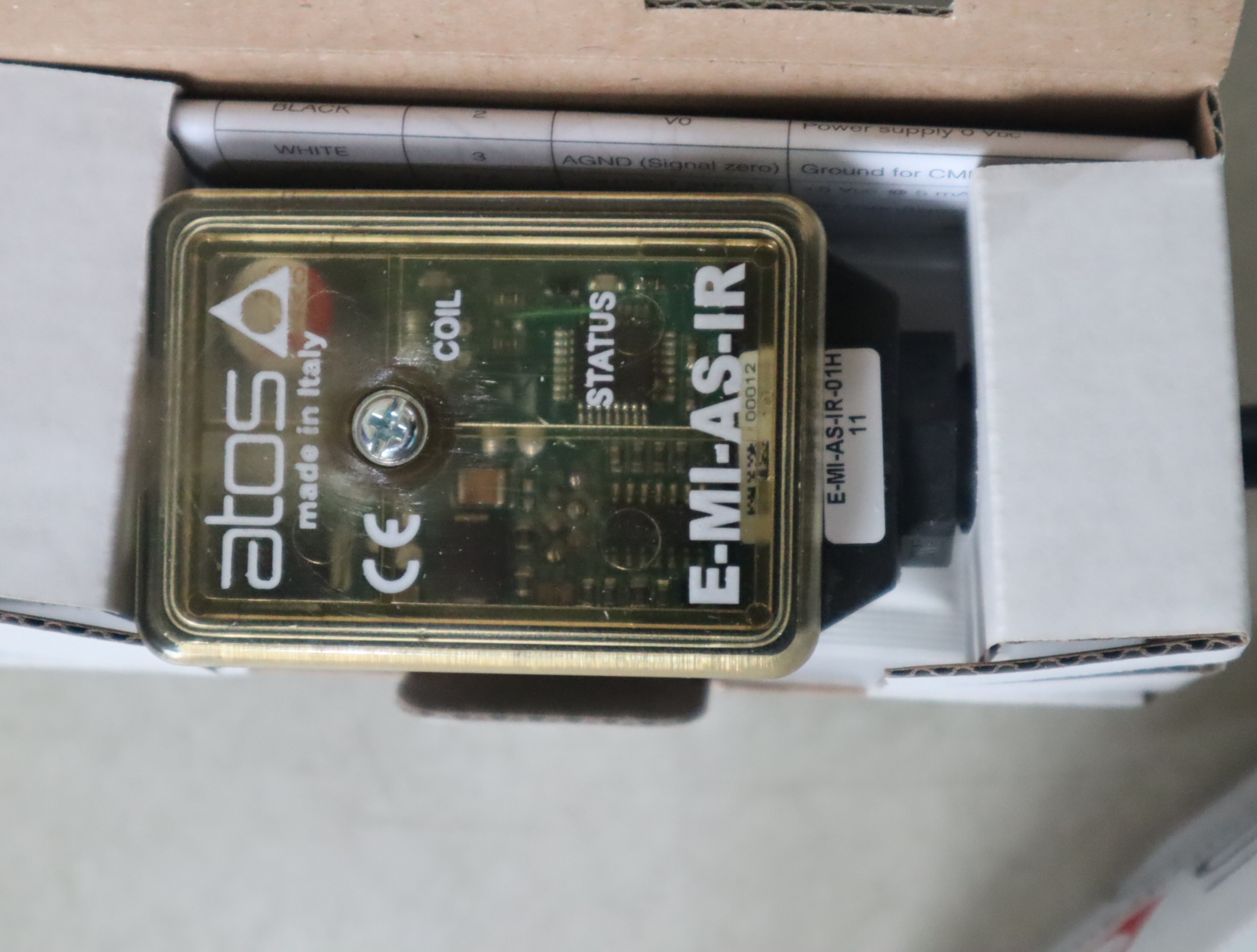 E-MI-AS-IR E-MI-AS-IR-01H 11 意大利阿托斯ATOS放大器电缆线