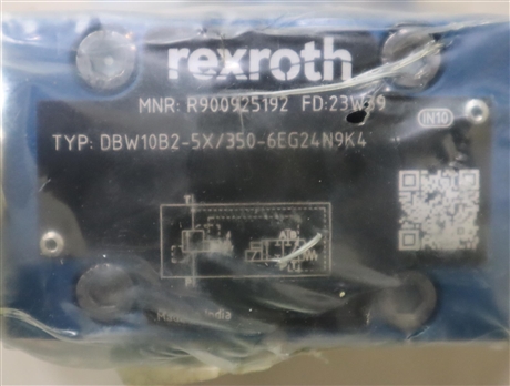 DBW10B2-52/350-6EG24N9K4 R900925192 德国力士乐REXROTH溢流阀