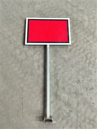 铁路用移动停车牌 钢轨标志牌 反光信号牌 警示牌信号标牌