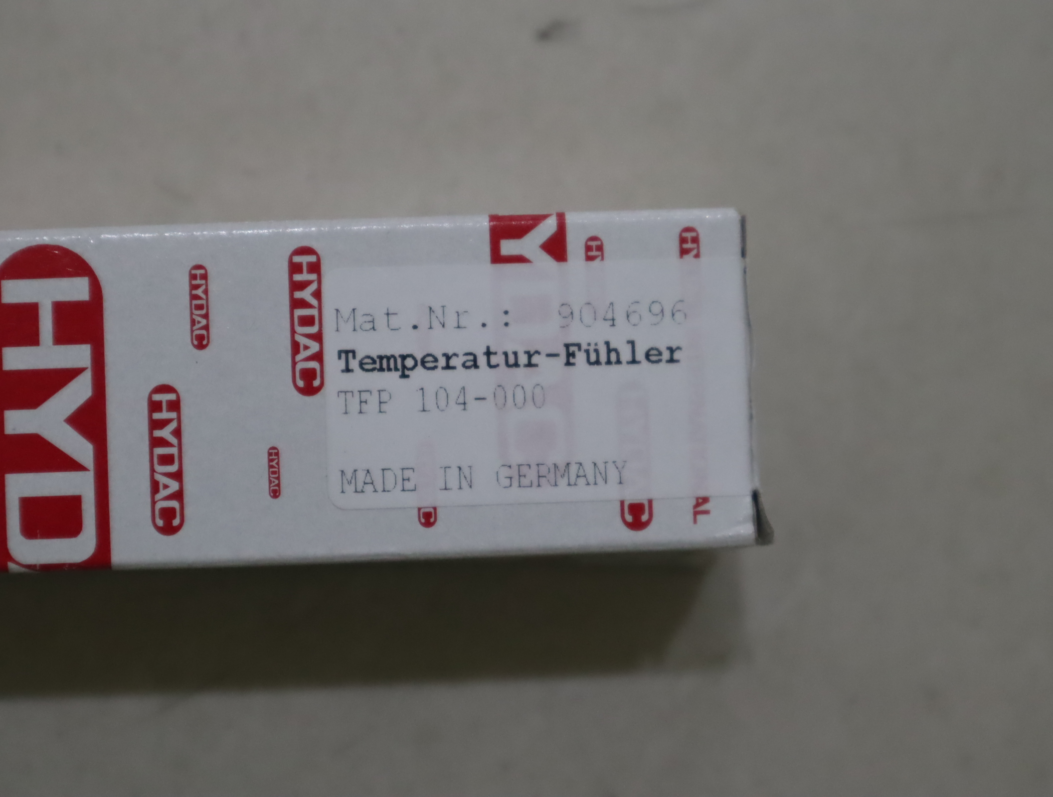 TFP 104-000 904696 德国贺德克HYDAC 压力温度传感器