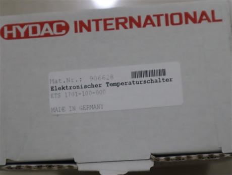 ETS906628  德国贺德克HYDAC 压力温度传感器