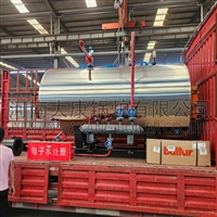  卧式热水锅炉蒸汽分气缸生产厂家100万大卡生物质导油炉河南银晨锅炉集团