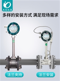 沧州天仪FLU涡街流量计智能高精度液体计量表