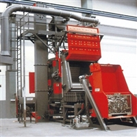 自动上下料履带抛丸清理机