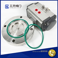 上海工开阀门+气动高真空蝶阀+GIQ