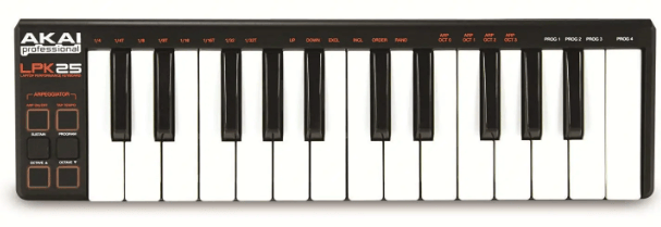 AKAI LPK25 25键MIDI键盘