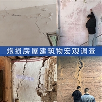 爆破区域炮损检测,房屋震损宏观调查评估,爆破影响范围深度划定