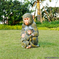 玻璃钢仿真动物hou子造型景观雕塑