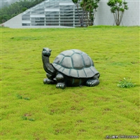 玻璃钢仿铜乌龟动物装饰摆件雕塑