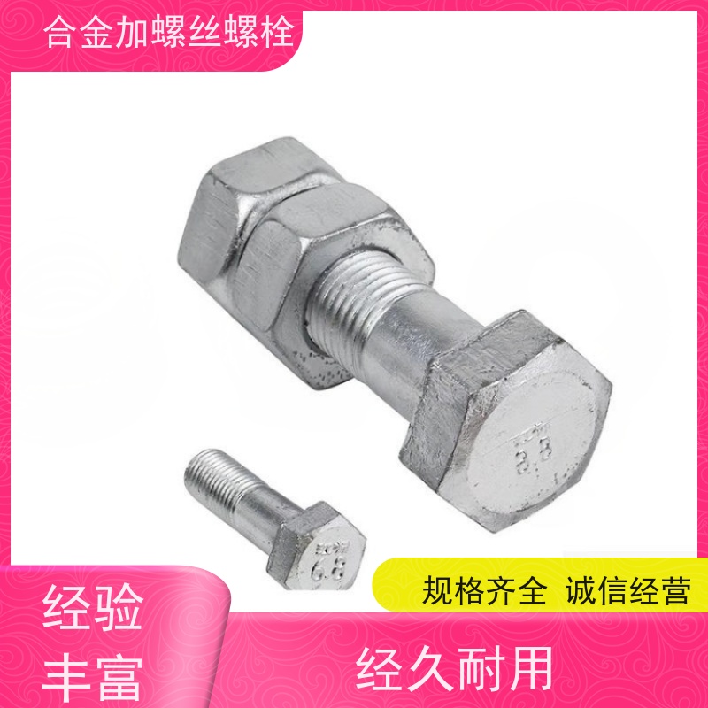 生产美标 GH49 镍基合金 法兰阀门螺丝 来图定制