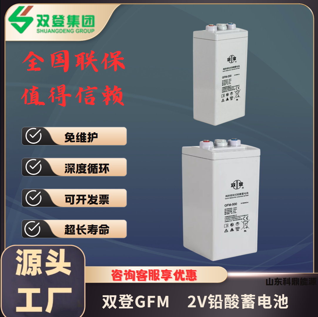 双登GFM 2V铅酸蓄电池适用于船舶医疗数据中心光伏系统200Ah