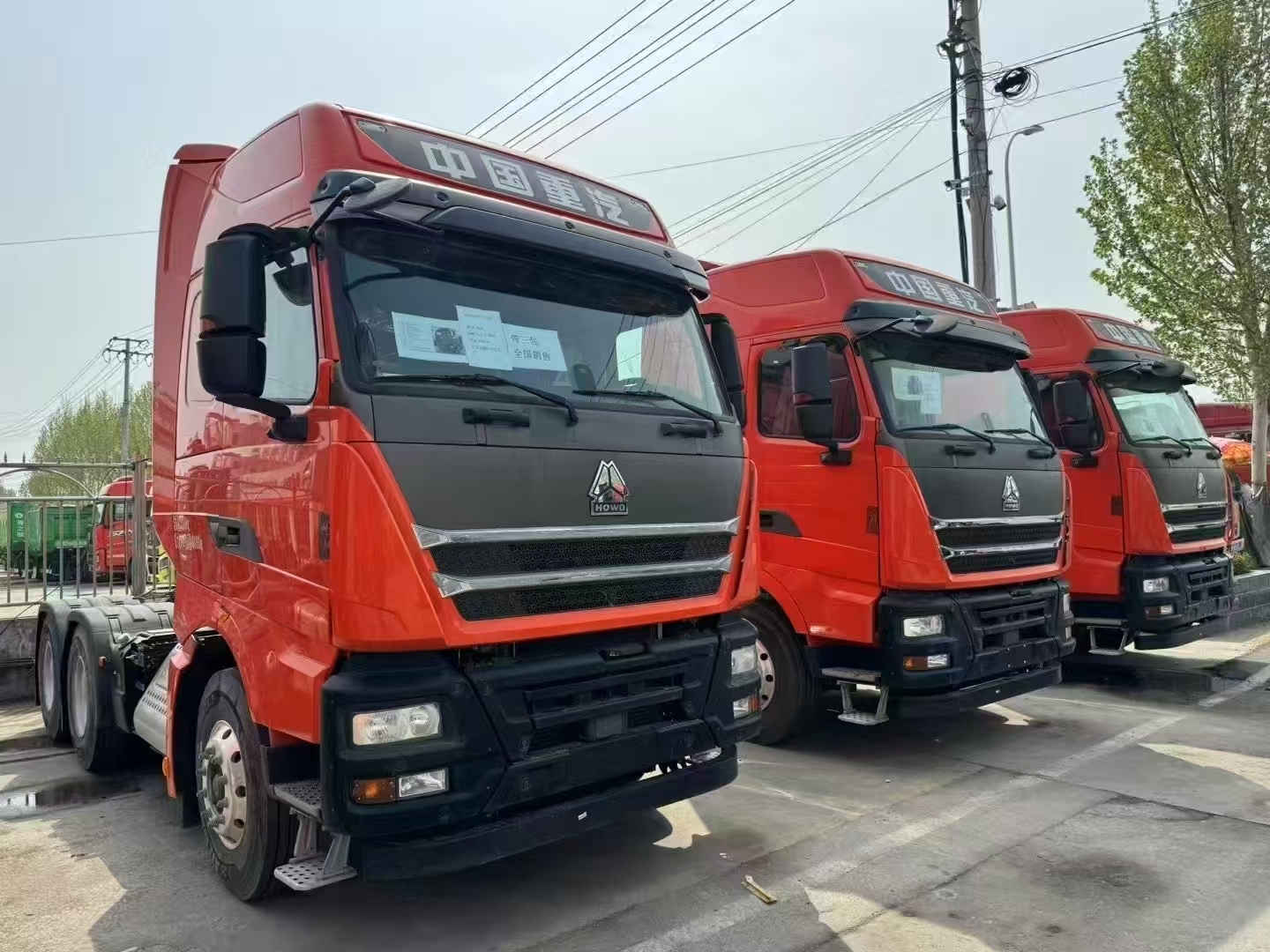 库存新车豪沃TH7，540马力，国六 德国曼发动机，手动挡变速箱