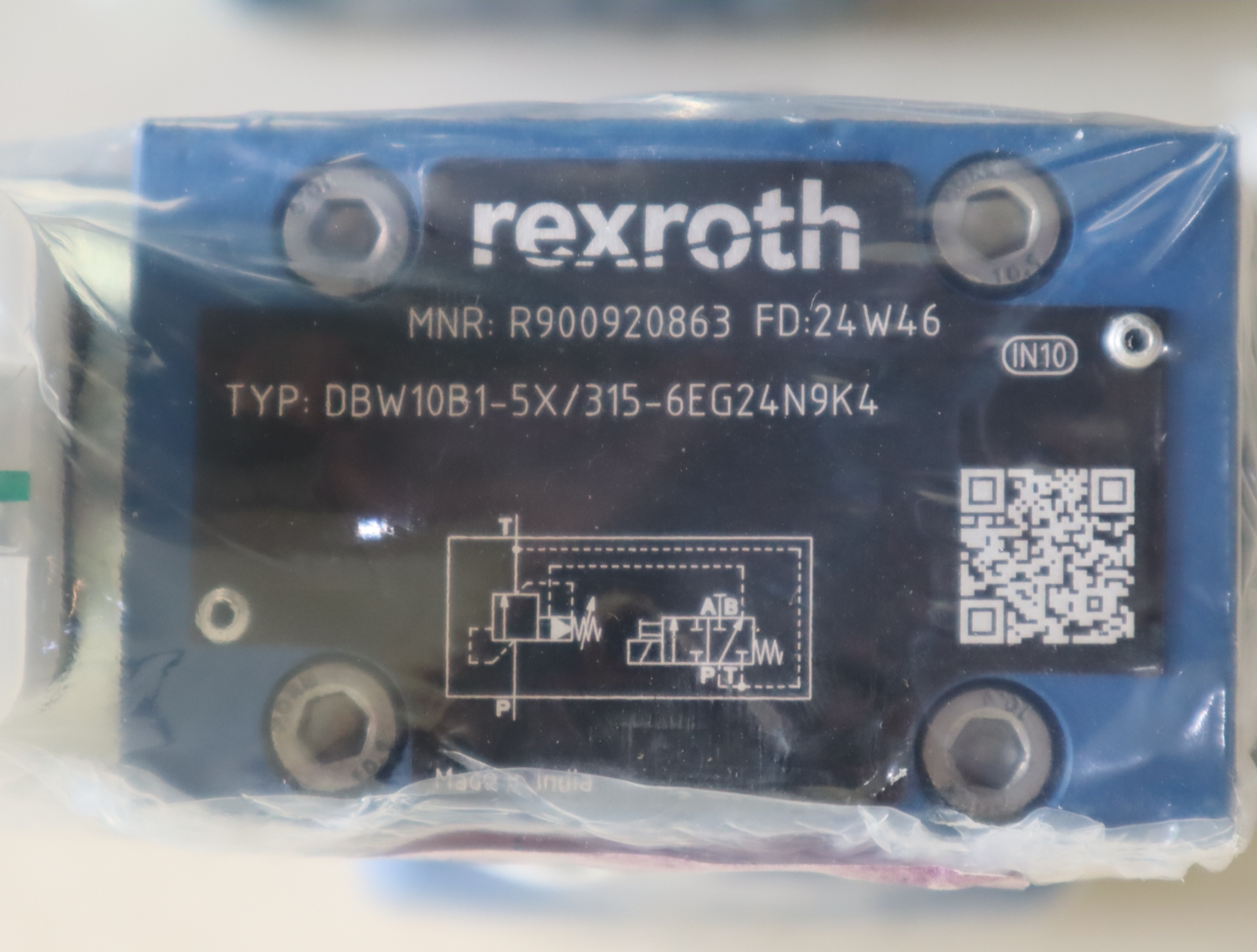 R900920863 DBW10B1-5X/315-6EG24N9K4 力士乐REXROTH阀