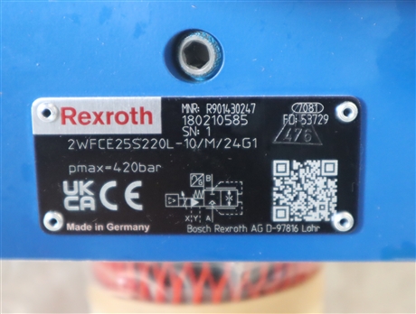 2WFCE25S220L-1X/M/24G1 R901430247 德国力士乐REXROTH比例流量阀