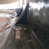 牛蛙养殖池2.5mm厚度PE膜北京0.5mm光面HDPE膜