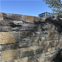 外墙装饰 中国黑石皮墙文化石 灰色石灰岩 柏坡黄地铺石