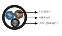 HEPR绝缘，LSOHSHF1护套阻燃电力&控制缆 多芯有CE认证