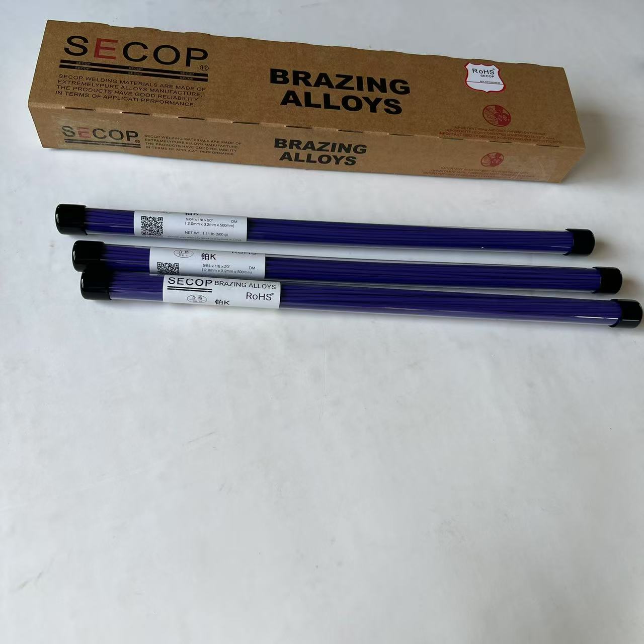 SECOP铂k蓝色药品皮焊条 可以焊紫铜 不锈钢 铁 黄铜