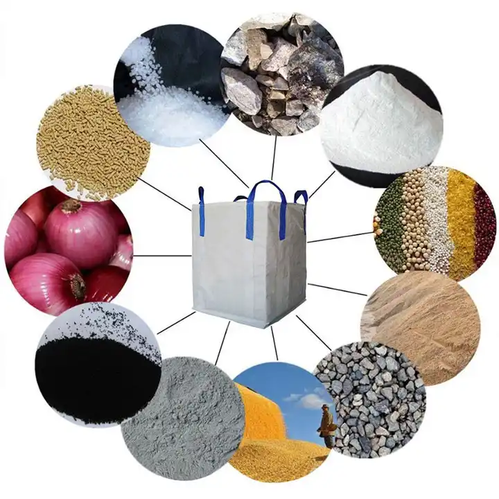 食品级内衬膜无尘吨袋高承重1000kg淀粉拉筋袋颗粒谷朊粉6吊防漏