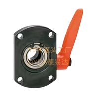 宁波30度梯形丝杆支座替代米思米防转动固定件 轴承座镀镍源头厂家