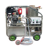 大功率高压清洗机  闯王柴油马达高压清洗机厂家