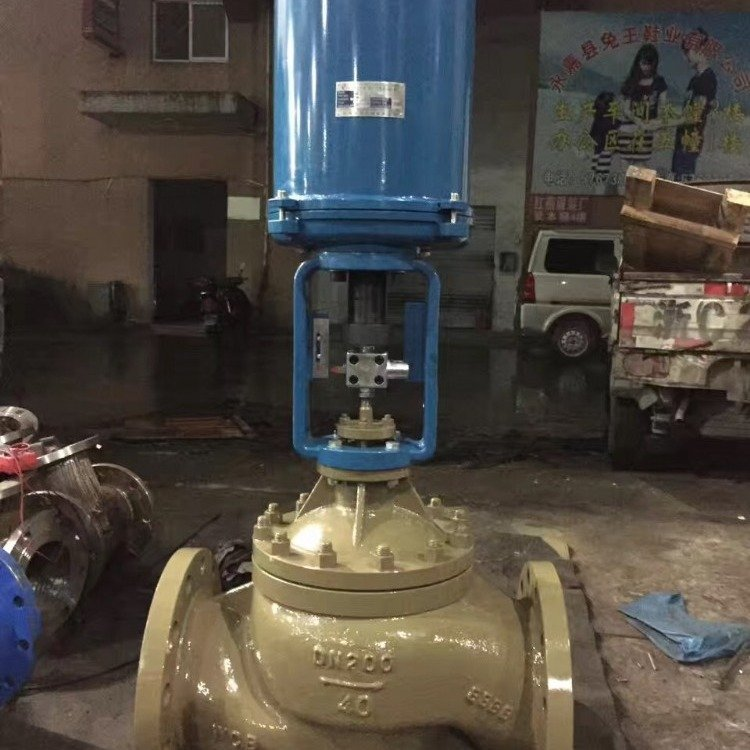 瑞浦电子式 T940H电动高压给水回转调节阀 铸钢不锈钢材质锅炉用