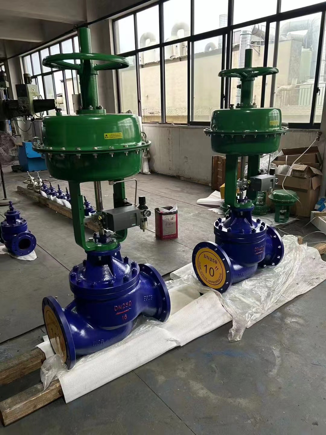 瑞浦阀门 ZDLP调节阀 执行机构带手轮 木箱包装