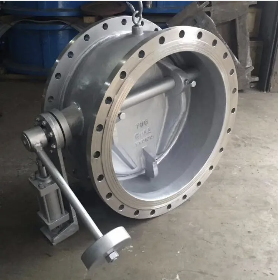 瑞浦阀门蝶式止回阀型号hh47x缓冲电动蝶阀厂家供应