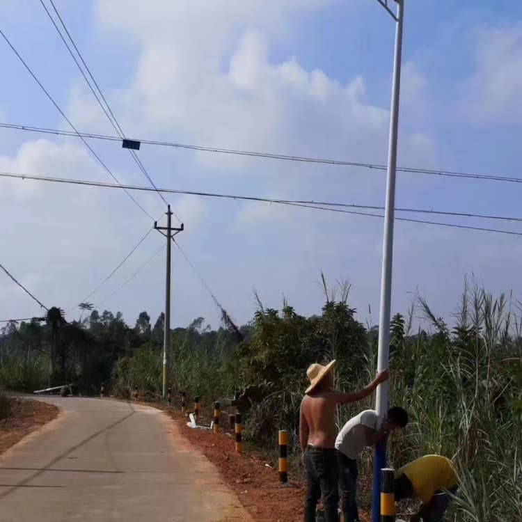 炬阳草坪照明专用LED路灯杆太阳能路灯厂家批发 