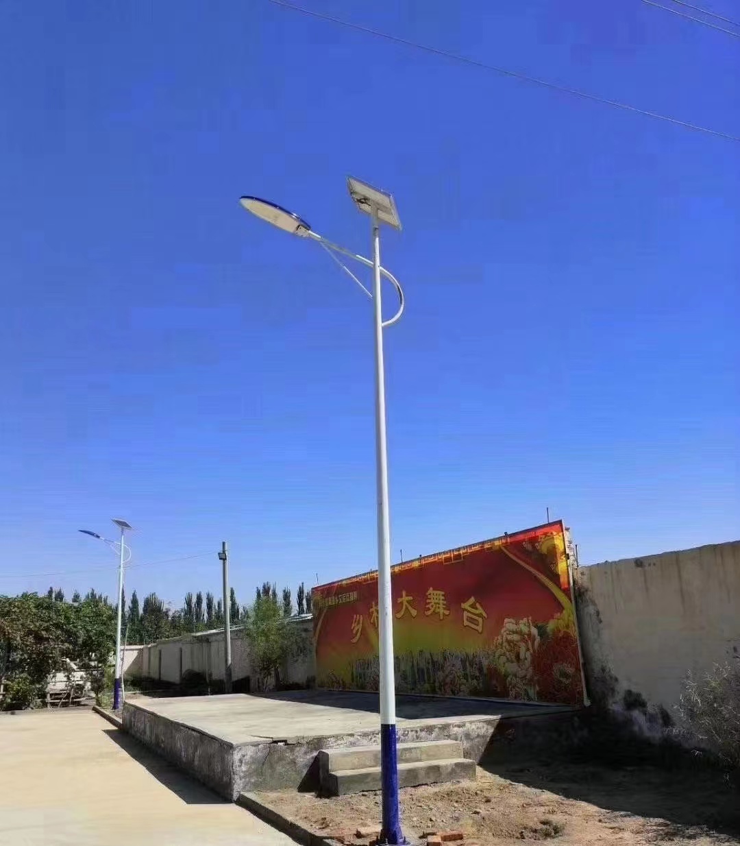 6米8米10米户外一体化太阳能路灯 智慧路灯草坪灯农村道路照明灯