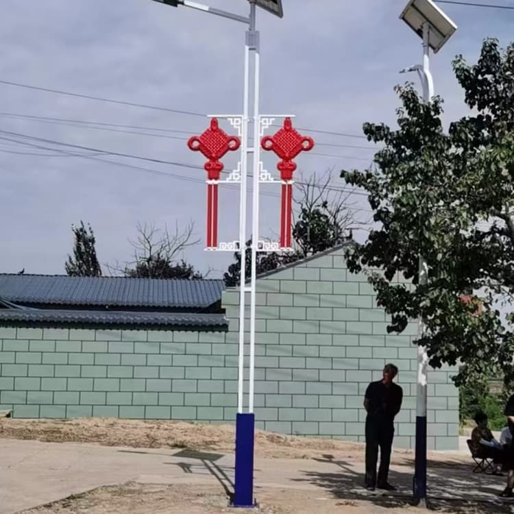 炬阳草坪照明专用整体热镀锌太阳能路灯加工既定即发