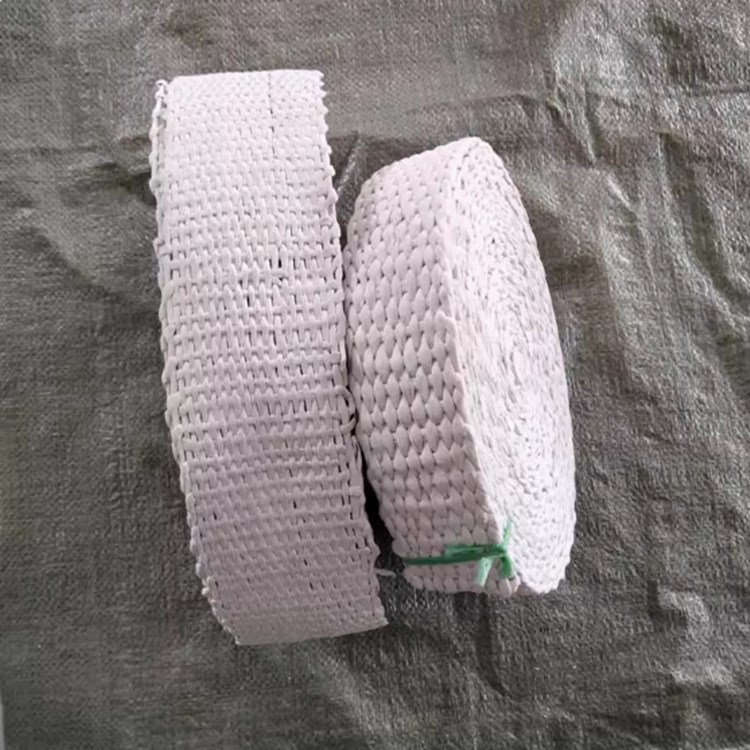 出口品质40*5无尘石棉带锅炉耐高温密封垫排气管隔热布带