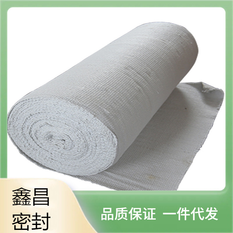 钢丝增强陶瓷纤维布 电焊渣防火隔热布 蛭石陶瓷布 使用范围广