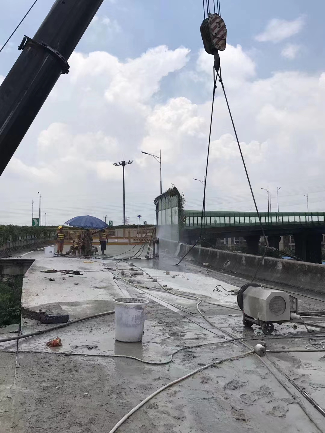 河源桥面马路机切割