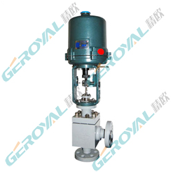 电动高压角型调节阀