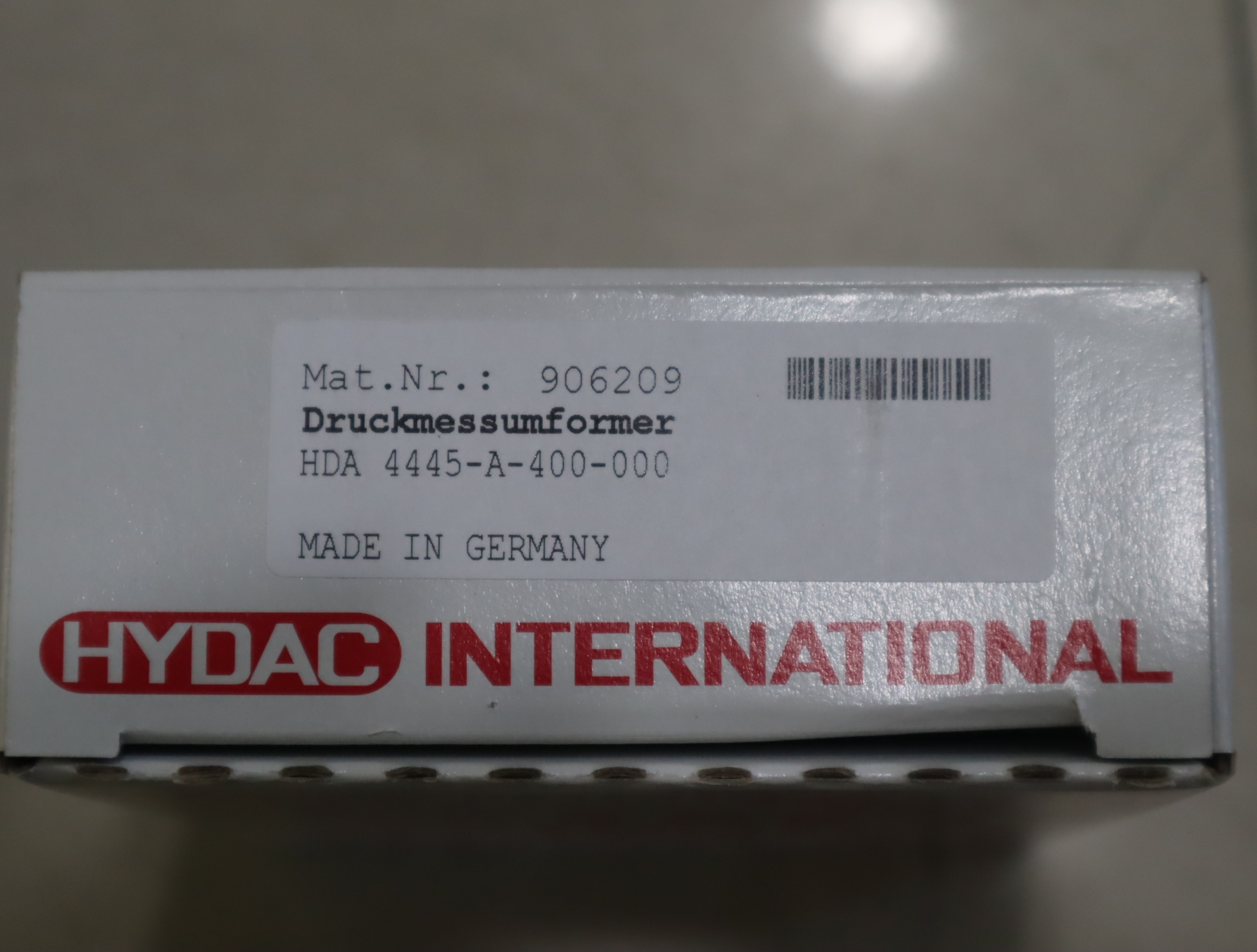 HDA4445-A-400-000 906209 德国贺德克HYDAC 压力温度传感器