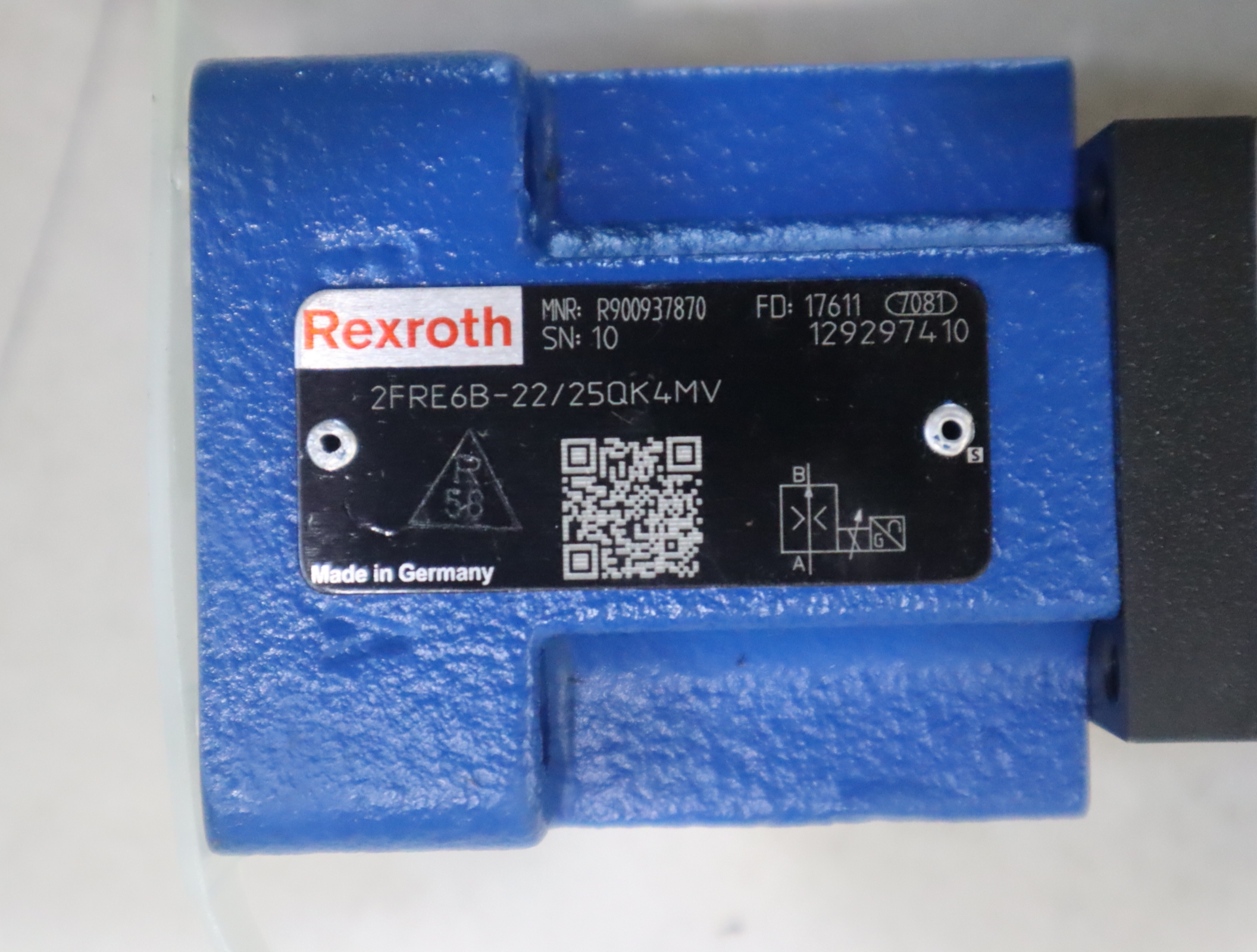 R900937870 2FRE6B-21/250QK4MV 德国力士乐REXROTH比例流量阀